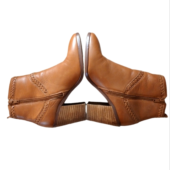 Aldo Leather Ankle Boots Booties - Picture 2 of 13